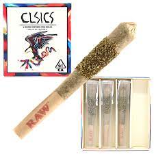 CLSICS 4pk Infused-Rosin Preroll Modified Reunion/Dolce Banana