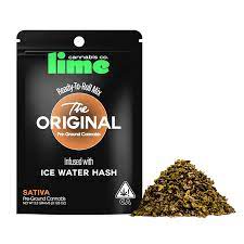 lime co. Ready-To-Roll Pre-Ground Flower Infused with Ice Water Hash THE ORIGINAL SATIVA