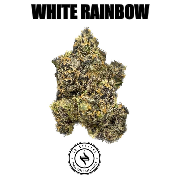 SD Strains Flower | WHITE RAINBOW | (Get a Penny Smalls for $0.01)