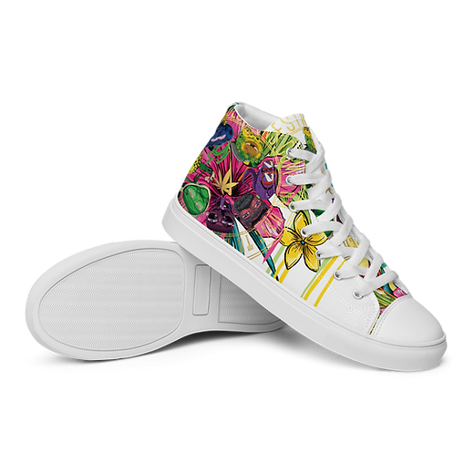 Strange Strains Canvas Shoes Collection PURPLE URKLE