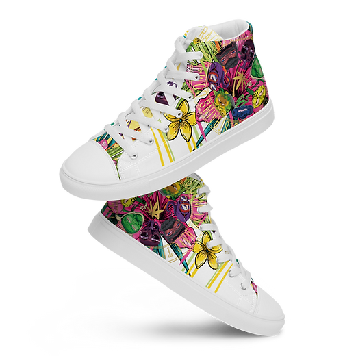 Strange Strains Canvas Shoes Collection PURPLE URKLE