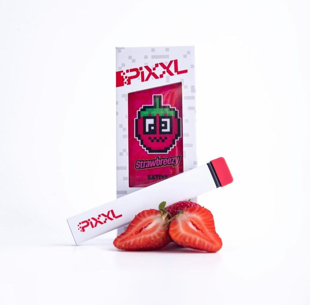 PiXXL 1g THC Premium Disposable Vape STRAWBREEZY - ID Delivery Service